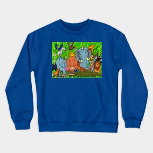 Safari selfie Crewneck Sweatshirt